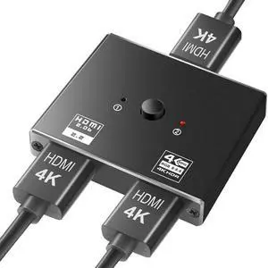 Easyday  HDMI2.0b 4K60 two-way switcher 1x2 or 2x1 optical fiber HDMI