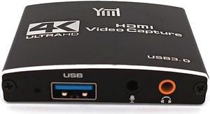 Easyday USB3.0 4K video capture card HDMI loop-out mixing
