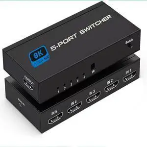 Easyday HDMI2.1 5X1 switch 5 inputs 1 output 8K@60Hz