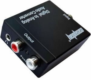 192kHz DAC Converter Digital to Analog Audio Converter Adapter with Fiber Cable USNE_DAC3.5_50CM_USB