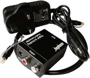 DAC Tolsink S/PDIF Coax Optical Digital to Analog RCA Audio Converter Adapter USNE_DAC_150CM_UKP