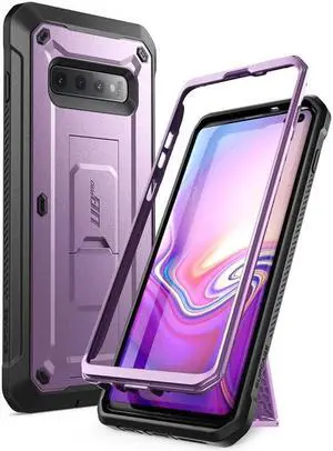 Galaxy S10 Plus Unicorn Beetle Pro Full Body Rugged Holster Case (Purple)