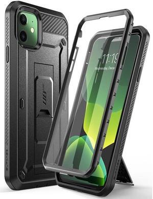 SUPCASE Unicorn Beetle Pro Series Case Designed for iPhone 11 6.1 Inch (2019 Release), Built-In Screen Protector Full-Body Rugged Holster Case (Black)