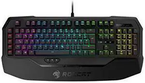 ROCCAT ROC-12-871-BN-AM Ryos MK FX Mechanical Gaming Keyboard With Per-key RGB Illumination, Brown Cherry Switch