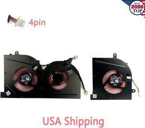 Gpu and Cpu cooling fan for MSI GS63 GS63VR GS73VR Stealth Pro
