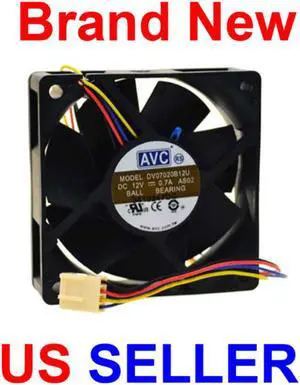 Coxbright **NEW** AVC DV07020B12U 70x20MM 4-PIN CPU Fan