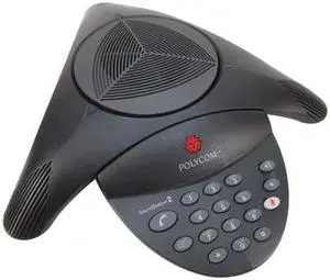 Polycom SoundStation2 Basic 2201-15100-601 Non-Display, Non-Expandable Full Duplex Conference Unit (With Wall Module)