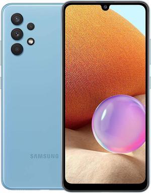 Samsung Galaxy A32 4G Dual A325FDS 128GB 6GB RAM Factory Unlocked GSM Only  No CDMA  not Compatible with VerizonSprint International Version  Awesome Blue