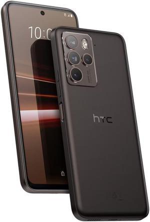 HTC U23 Pro 5G Dual 256GB 12GB RAM Factory Unlocked (GSM Only | No CDMA - not Compatible with Verizon/Sprint) Global  Black