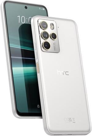 HTC U23 Pro 5G Dual 256GB 12GB RAM Factory Unlocked (GSM Only | No CDMA - not Compatible with Verizon/Sprint) Global  White
