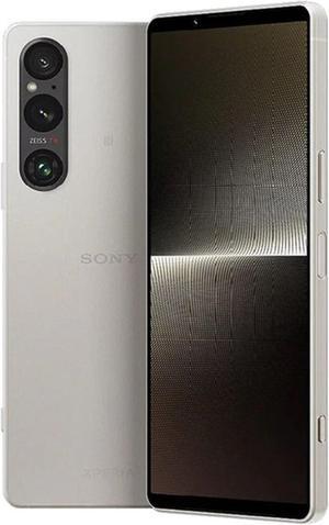 Sony Xperia 1 V 5G XQ-DQ72 Dual 256GB 12GB RAM Unlocked (GSM Only | No CDMA - not Compatible with Verizon/Sprint) Global  Silver