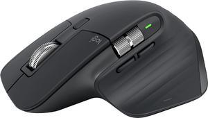 Logitech MX Master 3S  Wireless Performance Mouse Ergo 8K DPI Track on Glass Quiet Clicks USBC Bluetooth Windows Linux Chrome Graphite