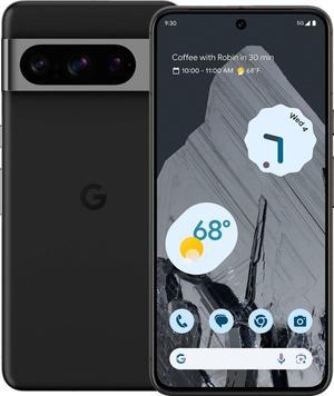 Google Pixel 8 Pro 5G Dual 128GB 12GB RAM Universal Unlocked Smartphone with Advanced Pixel Camera 24Hour Battery Obsidian