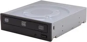 LITE-ON DVD Burner - Bulk 24X DVD+R 8X DVD+RW 12X DVD+R DL 24X DVD-R 6X DVD-RW 16X DVD-ROM 48X CD-R 32X CD-RW 48X CD-ROM Black SATA Model iHAS124-04