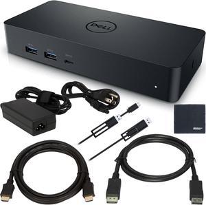 Dell Universal Dock D6000S + ZoomSpeed HDMI Cable (with ethernet) + ZoomSpeed DisplayPort Cable + AOM Starter Bundle