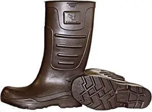 TINGLEY 21144 Airgo Boots, Size  12, 15" Height, Brown, Plain, PR