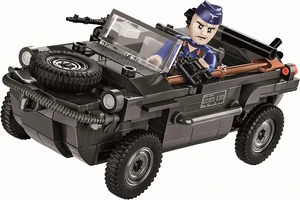 COBI Historical Collection German Army VW TYP 166 Schwimmwagen Amphibious Vehicle WWII Model Kit #2403 COBI Historical Collection German Army VW TYP 166 Schwimmwagen Amphibious Vehicle WWII Model Kit #2403