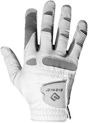 Bionic Mens Leather PerformanceGrip Premium Golf Glove,Worn On Right Hand 2XL