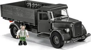 COBI TOYS World War II Opel Blitz 3.6-36S Army Transport Truck Vehicle - Model WW2 Interlocking Building Block Set # 2259