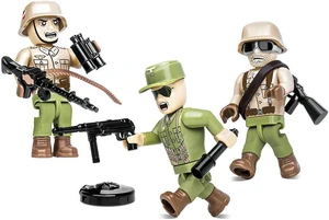 COBI TOYS World War II German Army Afrika Korps WW2 Soldier Figures - Model Interlocking Building Block Set # 2050 COBI TOYS World War II German Army Afrika Korps WW2 Soldier Figures - Model Interlocking Building Block Set # 2050