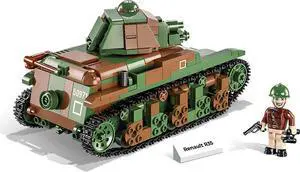 COBI TOYS World War II Renault R-35 Tank - Model WW2 Interlocking Building Block Set # 2553 COBI TOYS World War II Renault R-35 Tank - Model WW2 Interlocking Building Block Set # 2553