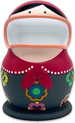 Retainer Buddy Matryoshka Russian Doll - Sanitary Storage for Retainers Clear Aligners and Mouth Guards