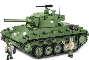 COBI TOYS World War II M24 Chaffee Army Tank - Model WW2 Interlocking Building Block Set # 2543
