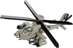 COBI Armed Forces AH-64 Apache Helicopter 1:48 Model Building Block Set # 5808