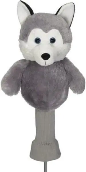 Creative Covers Hacker The Husky Golf Club Head Cover, Novelty Plush Headcovers, For Woods And Drivers