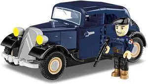 COBI TOYS World War II French Resistance Car 1934 Citroen Traction 7A Vehicle - Model WW2 Interlocking Building Block Set # 2263
