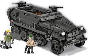 COBI TOYS World War II German Half Track Sd.Kfz.251/1 Ausf.A Vehicle - Model WW2 Interlocking Building Block Set # 2552