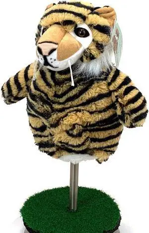 Creative Covers Tiger In The Woods Golf Club Head Cover, Novelty Plush Headcovers, For Woods And Drivers