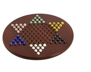 CHH 15" Jumbo Chinese Checkers with Marbles | Classic Strategy Board Game | Fun for Family and Friends | Durable Marble Game Pieces | For 2-6 Players CHH 15" Jumbo Chinese Checkers with Marbles | Classic Strategy Board Game | Fun for Family and Friends | Durable Marble Game Pieces | For 2-6 Players