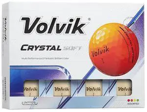 Volvik Crystal Soft White Golf Balls (One Dozen) 3 Peice Balls Volvik Crystal Soft White Golf Balls (One Dozen) 3 Peice Balls