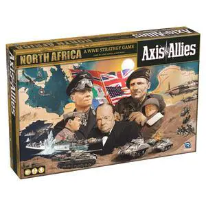 Axis & Allies: North Africa WWII Board Game By Renegade Game Studios - 2-4 Players - Ages 12+ 3 Hours Playing time - New World War II Setting for Axis & Allies! Over 250+ Plastic Miniatures! Axis & Allies: North Africa WWII Board Game By Renegade Game Studios - 2-4 Players - Ages 12+ 3 Hours Playing time - New World War II Setting for Axis & Allies! Over 250+ Plastic Miniatures!