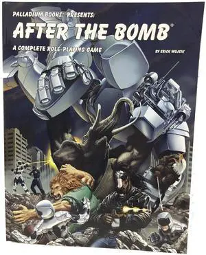 After the Bomb Complete Roleplaying Game | Post-Apocalyptic RPG Animal Superhero Game | Compatible with Heroes Unlimited & Rifts | By Palladium Books After the Bomb Complete Roleplaying Game | Post-Apocalyptic RPG Animal Superhero Game | Compatible with Heroes Unlimited & Rifts | By Palladium Books
