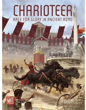 Charioteers by GMT Games - Race for Glory in Ancient Rome - Circus Maximus Chariot Racing Family Board Game 2-6 Players Charioteers by GMT Games - Race for Glory in Ancient Rome - Circus Maximus Chariot Racing Family Board Game 2-6 Players
