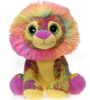 Fiesta Toys Scribbleez Sitting Lion 10.5" Plush Stuffed Animal Fiesta Toys Scribbleez Sitting Lion 10.5" Plush Stuffed Animal