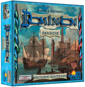 Dominion: Seaside Second Edition | Strategy Board Game | Ages 14+ | 1-4 Players | 90-120 Minutes Playtime | By Rio Grande Games Dominion: Seaside Second Edition | Strategy Board Game | Ages 14+ | 1-4 Players | 90-120 Minutes Playtime | By Rio Grande Games