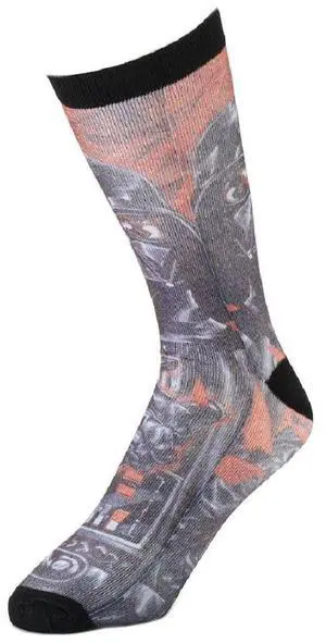Star Wars Sublimated Men's Darth Vader Crew Socks (Sock Size 10-13) Star Wars Sublimated Men's Darth Vader Crew Socks (Sock Size 10-13)
