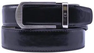 Nexbelt Golf Vanguard Slim Leather Unisex Mens Womens Dress Ratchet Belt Series - Black Leather - One Size Fits All Nexbelt Golf Vanguard Slim Leather Unisex Mens Womens Dress Ratchet Belt Series - Black Leather - One Size Fits All