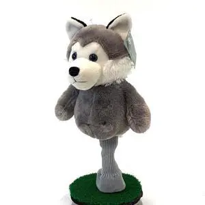 Creative Covers Hacker The Husky Golf Club Head Cover, Novelty Plush Headcovers, For Woods And Drivers Creative Covers Hacker The Husky Golf Club Head Cover, Novelty Plush Headcovers, For Woods And Drivers