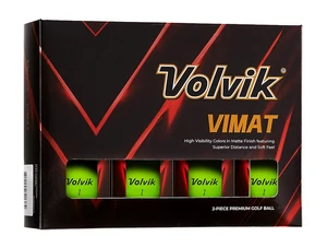 Volvik Vimat Matte Finish Green Practice Golf Balls (One Dozen) Volvik Vimat Matte Finish Green Practice Golf Balls (One Dozen)
