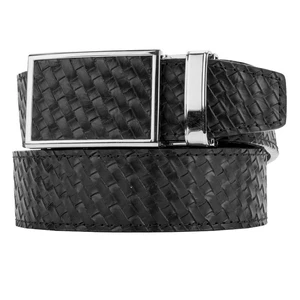 Nexbelt Men's OS Go-In Basket Weave Golf Ratchet Belt PGG2269 Black - with Hidden Ball Marker - Cut To Your Size Nexbelt Men's OS Go-In Basket Weave Golf Ratchet Belt PGG2269 Black - with Hidden Ball Marker - Cut To Your Size