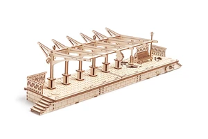 UGears Plywood Railway Platform Collectible Mechanical Model UGears Plywood Railway Platform Collectible Mechanical Model