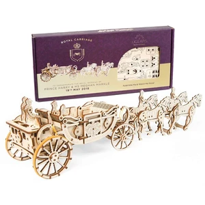 UGEARS 70050 Royal Wedding Carriage Mechanical Wooden Model Kit UGEARS 70050 Royal Wedding Carriage Mechanical Wooden Model Kit