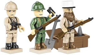 COBI TOYS World War II French Army Soldiers Figures - WW2 Model Interlocking Building Block Set # 2037 COBI TOYS World War II French Army Soldiers Figures - WW2 Model Interlocking Building Block Set # 2037