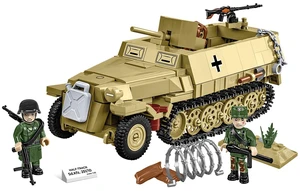 COBI Historical Collection WWII Half-Track Sd. Kfz. 251/10 Vehicle Model Interlocking Building Block Set # 3130 COBI Historical Collection WWII Half-Track Sd. Kfz. 251/10 Vehicle Model Interlocking Building Block Set # 3130