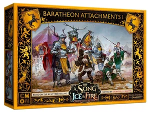 CMON A Song of Ice and Fire Tabletop Miniatures Game Baratheon Attachments Box Set - Enhance Your Army, Strategy Game for Adults, Ages 14+, 2+ Players, 45-60 Minute Playtime, Made CMON A Song of Ice and Fire Tabletop Miniatures Game Baratheon Attachments Box Set - Enhance Your Army, Strategy Game for Adults, Ages 14+, 2+ Players, 45-60 Minute Playtime, Made