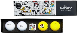 Volvik Vivid Soft: Mickey Mouse And Friends Golf Ball Gift Set With Disney Ball Marker Volvik Vivid Soft: Mickey Mouse And Friends Golf Ball Gift Set With Disney Ball Marker